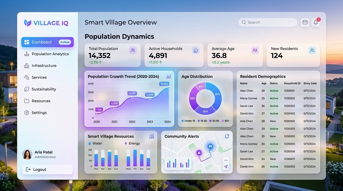 Dashboard sistem informasi desa